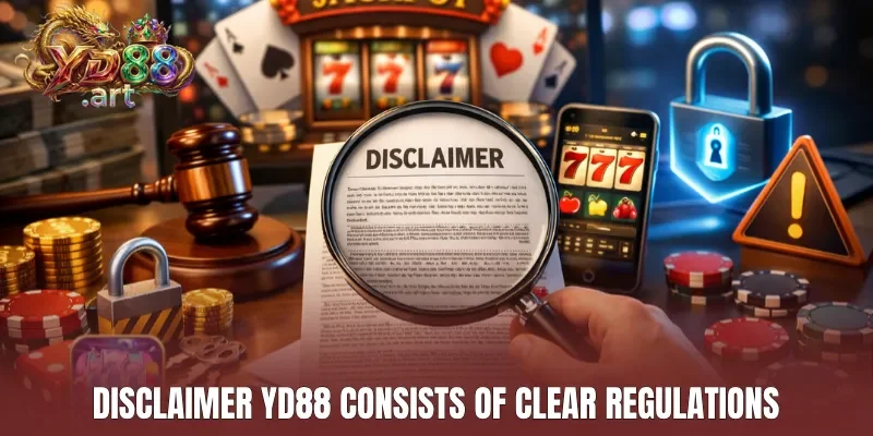 Disclaimer YD88 consists of clear regulations